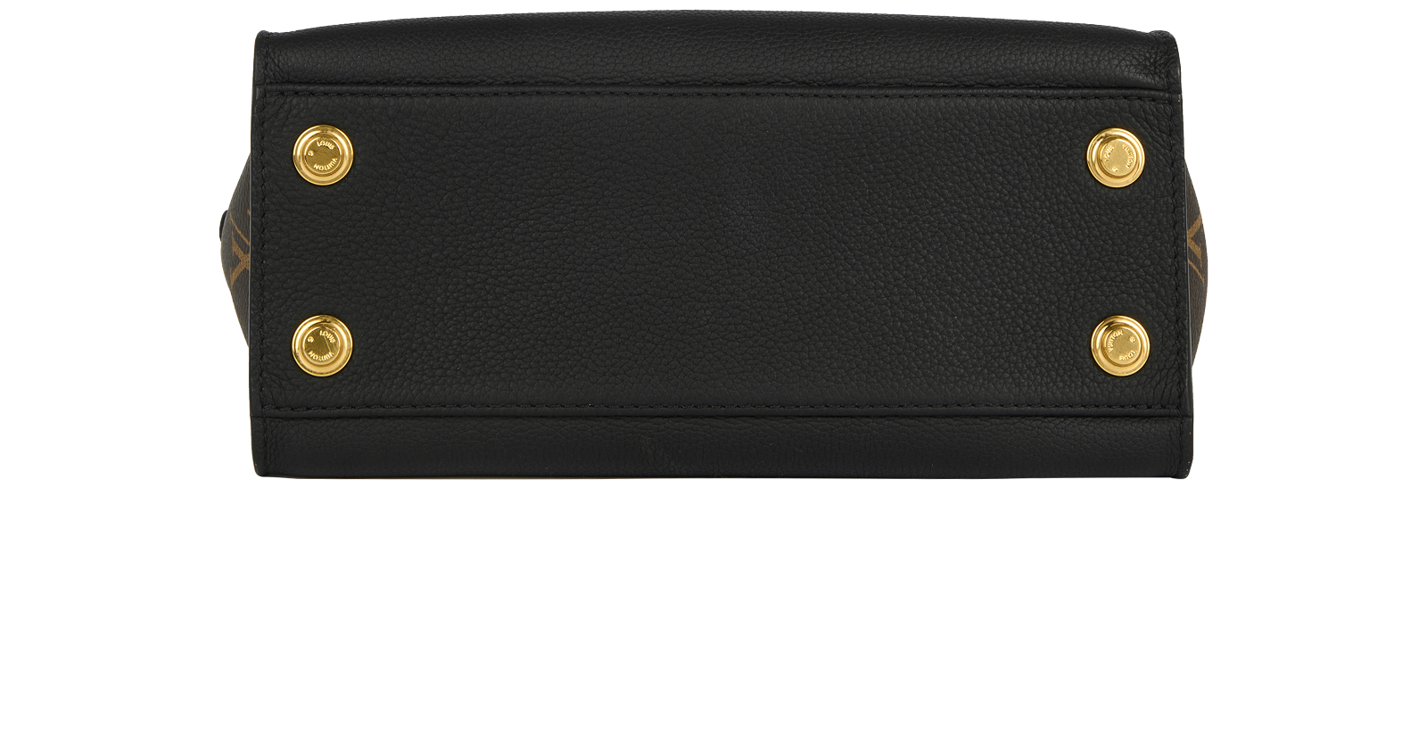 On My Side PM, &pound;1,900, Handbags, Black, Coated Canvas/Leather, Top view